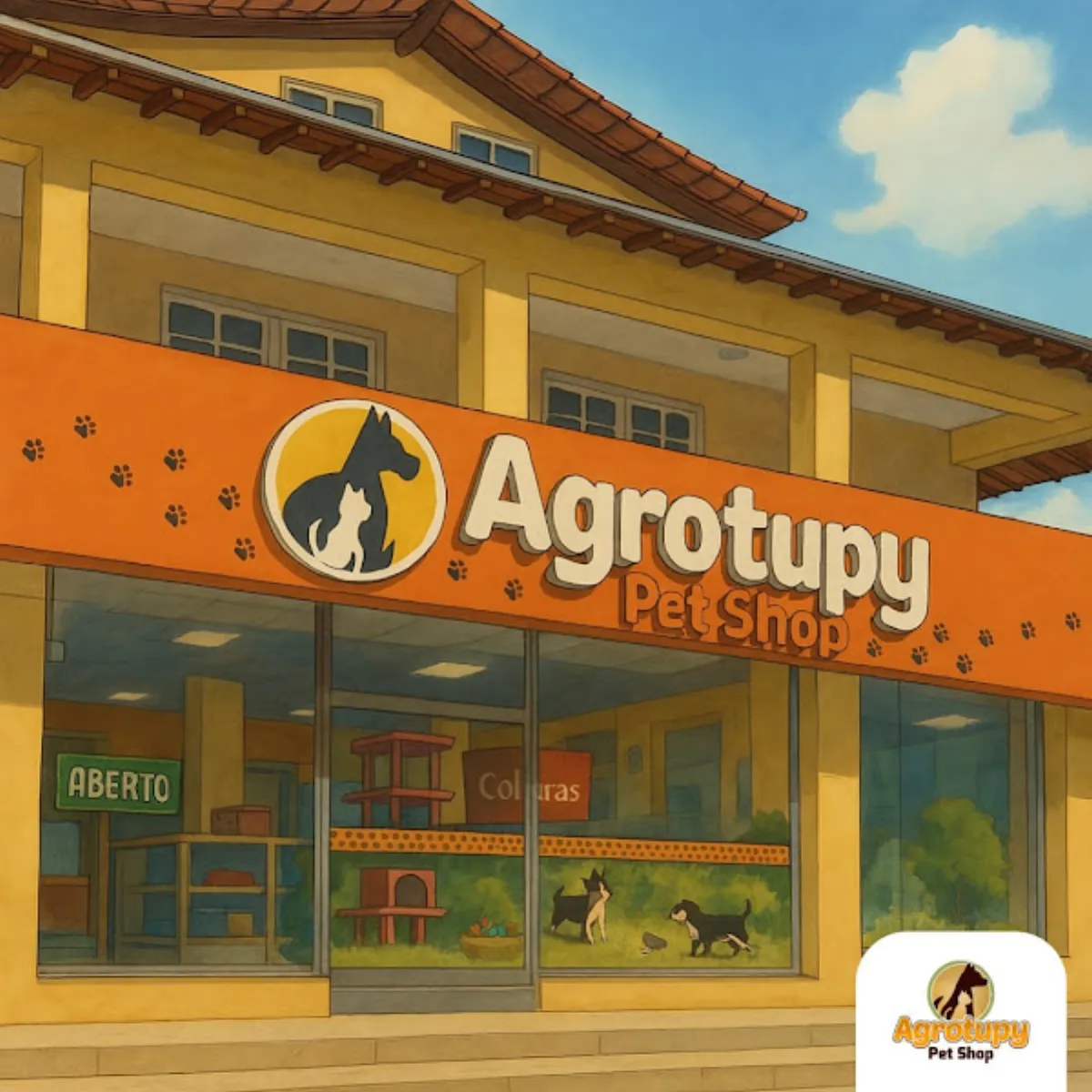 Fachada de AGROTUPY Pet Shop