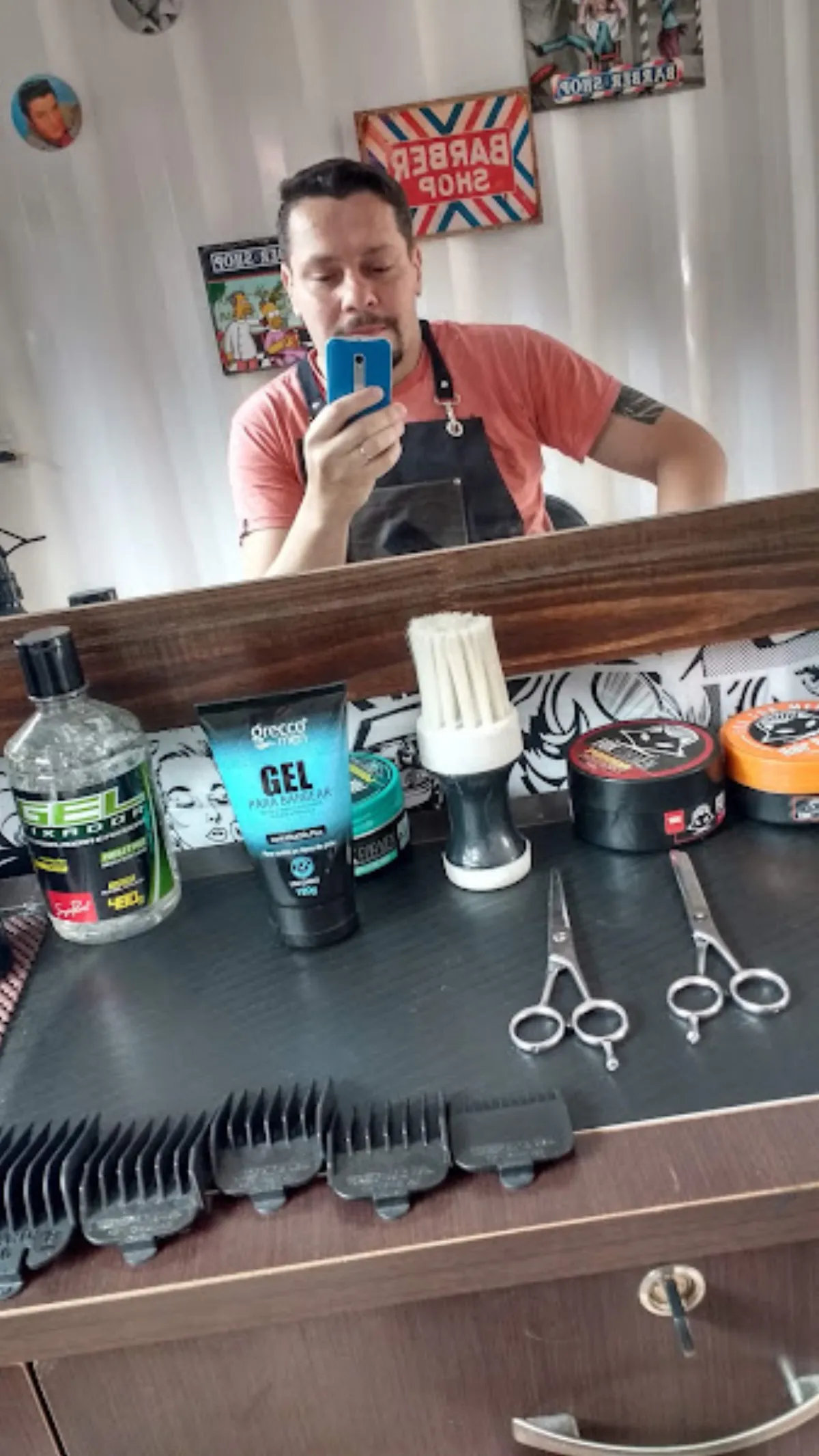 Fachada de Barbearia Américo