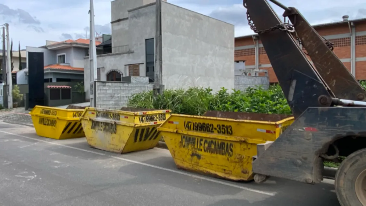 Fachada de Joinville Caçambas