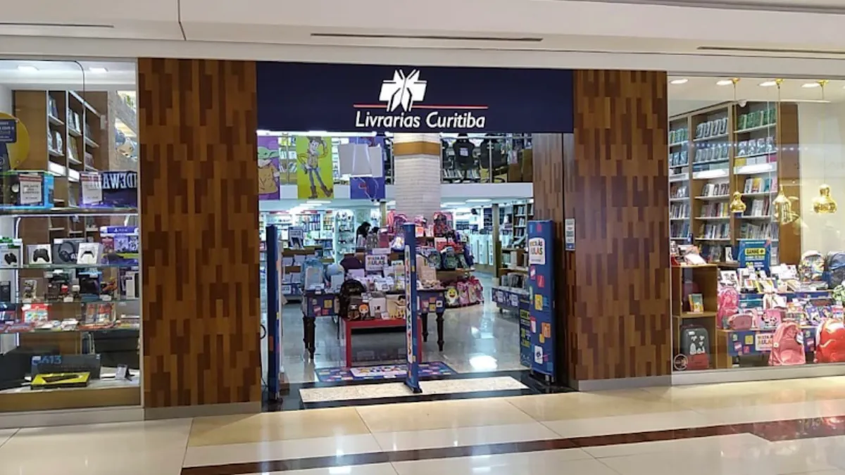 Fachada de Livrarias Curitiba Shopping Mueller