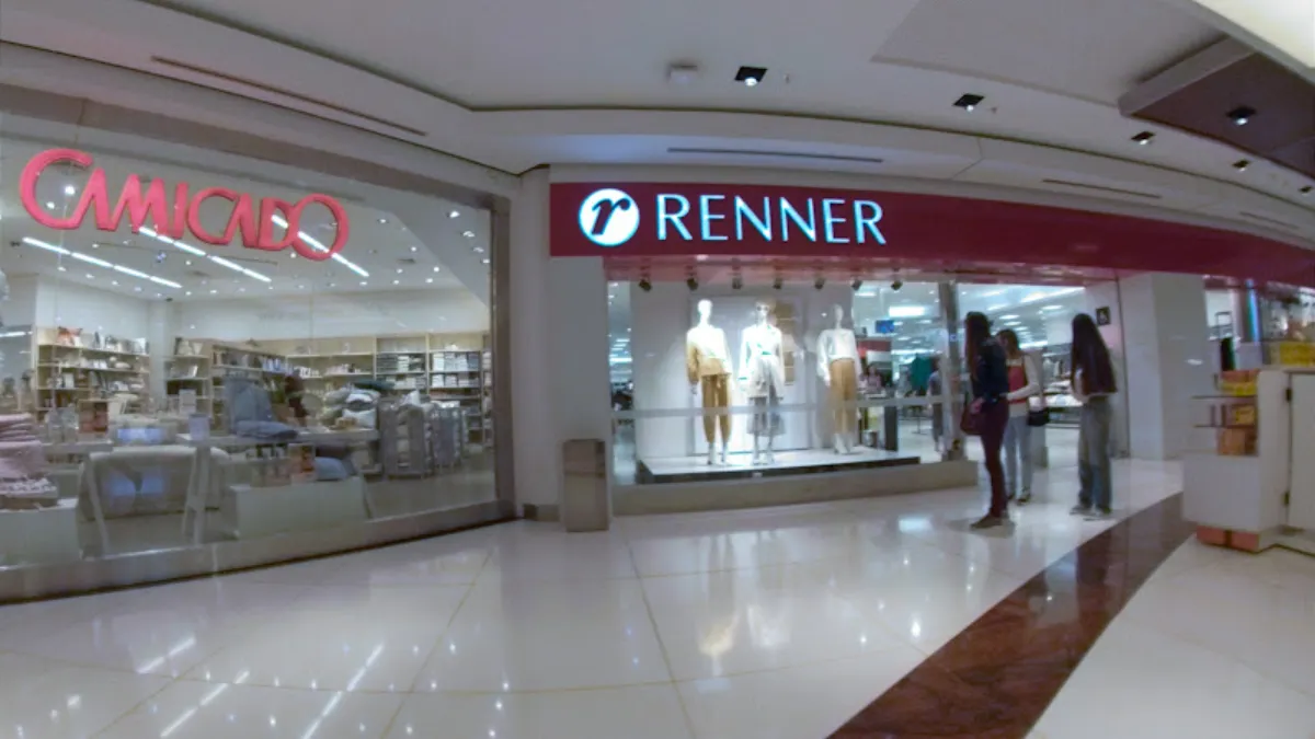 Fachada de Lojas Renner - Shop. Mueller